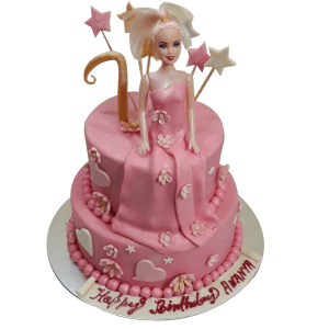 Princess Barbie Doll Cake