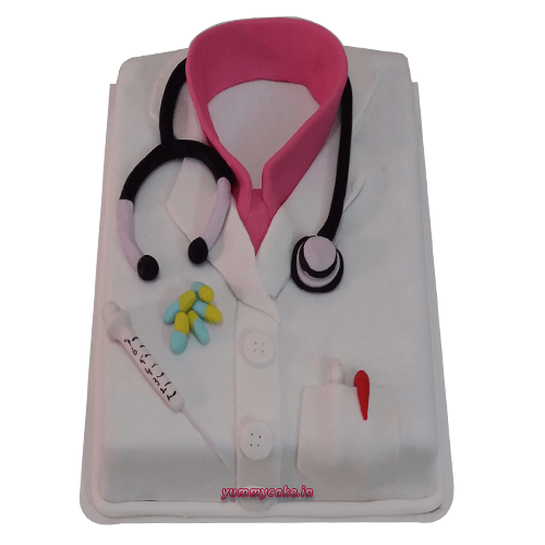 Doctor Themed Birthday Cake