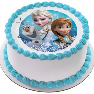 Frozen Photo cake