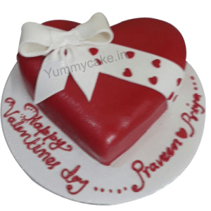 Heart Cake For Anniversary