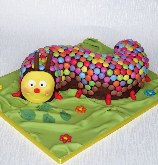 Caterpillar cake