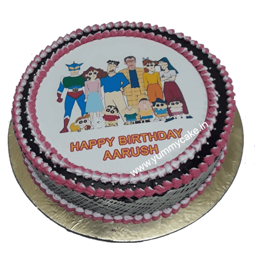 Crayon Shin Chan Cake & Macaron 蜡笔小新蛋糕马卡龙, Food & Drinks, Homemade Bakes on  Carousell