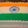 Tricolor Shaped Cake