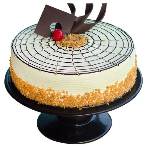 Designer Butterscotch 2 Tier Cake | Buy Butterscotch Two Tier Cake Online