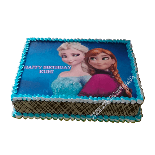 Elsa Anna Birthday Cake
