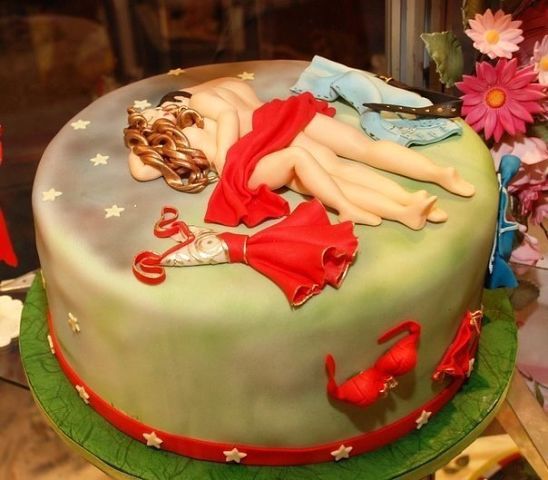 Bride Groom Adult Cake