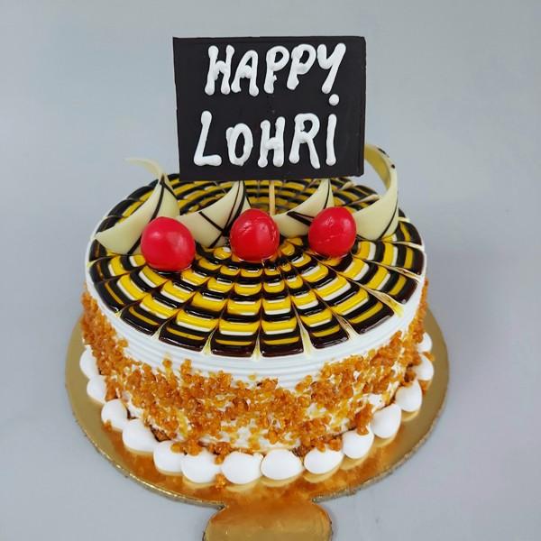 LOHRI CAKE | Theme Cake | Festival cake New Design Cake #2023 - YouTube