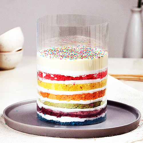 pull me up rainbow cake