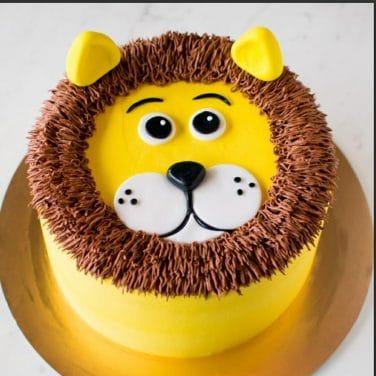 Lion King Theme Birthday Cake