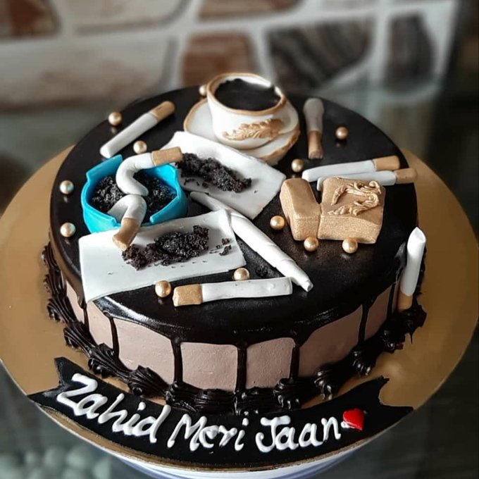 Romantic Birthday Cake For My Boyfriend With Photo