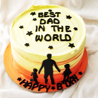 World Best Dad Cake
