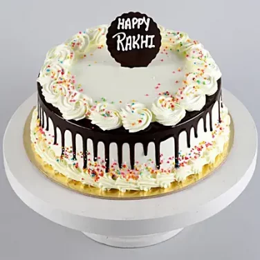 Black Forest Rakhi Cake
