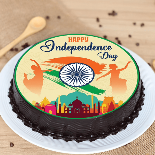 Independence Day Photo Cake