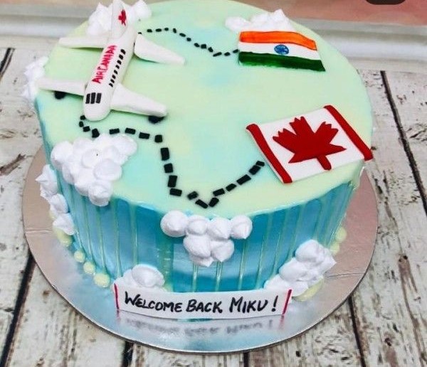 India To Canada Cake