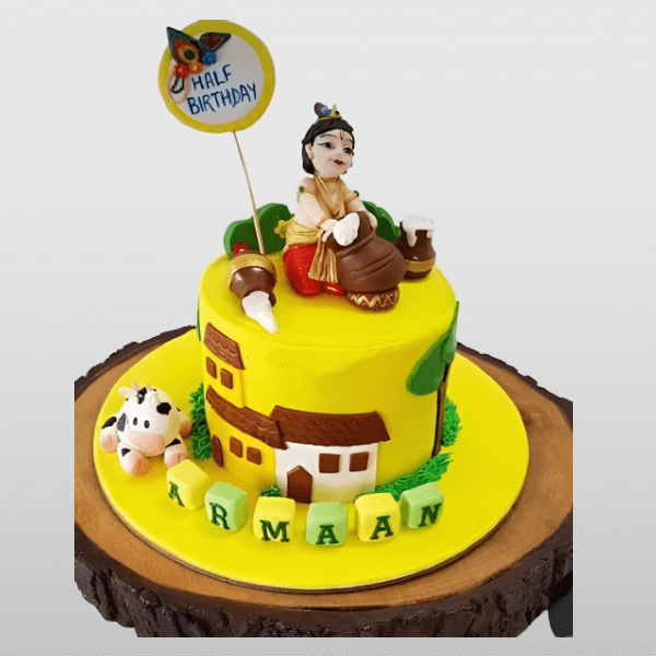 Order Gokulashtami Cake Online [Save 10%] | FaridabadCake