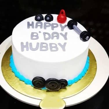 Bodybuilder Birthday Cake