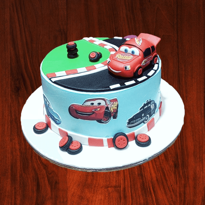 Order Lightning McQueen Car Birthday Cake | FaridabadCake