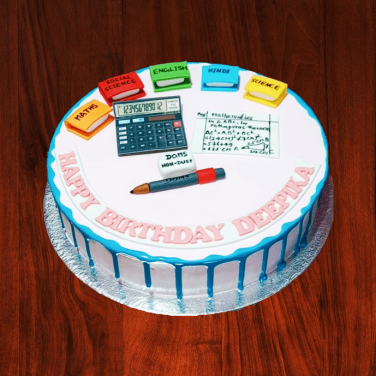 Student Theme Birthday Cake