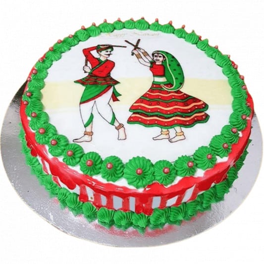 Shop for Fresh Navratri Special Fondant Cake online  Puducherry
