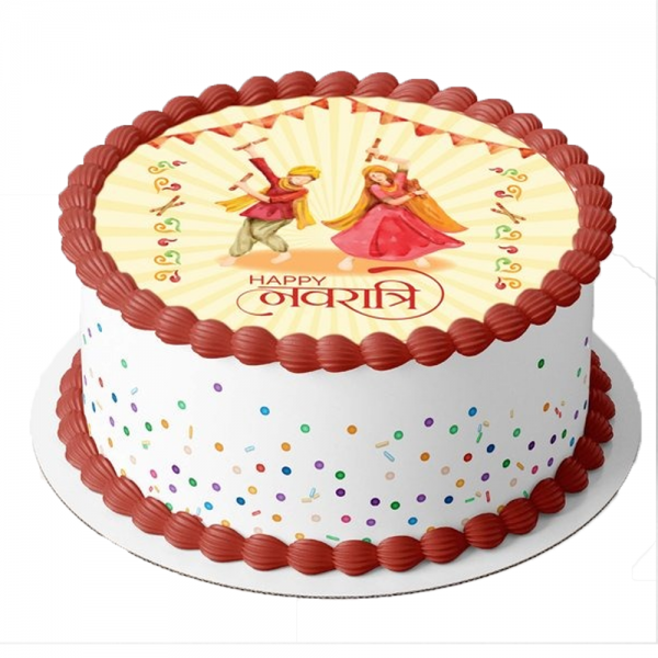 Navratri Theme Cake