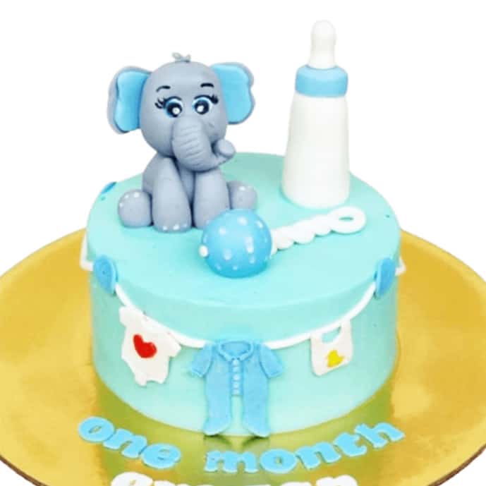 Elephant Baby Shower Cake Topper Made From Fondant Sugar - Etsy Australia