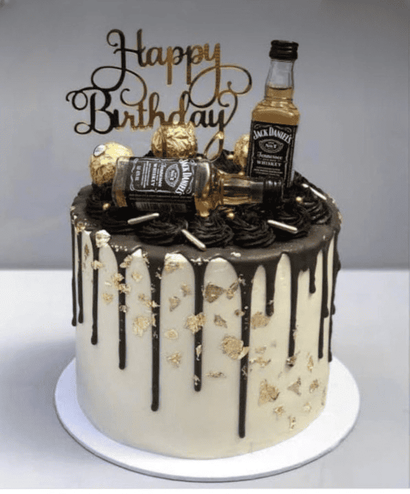 Whiskey Drip Design Cake | Custom Cake Bakery - Cr√î√∏Œ©me Castle – Creme  Castle
