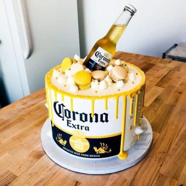 Corona Beer Birthday Cake