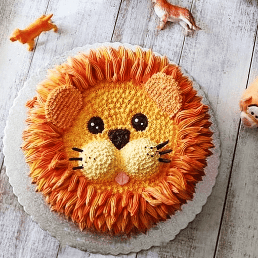 Leo The Lion Birthday Cake | 7Marvels Cakes & Macarons